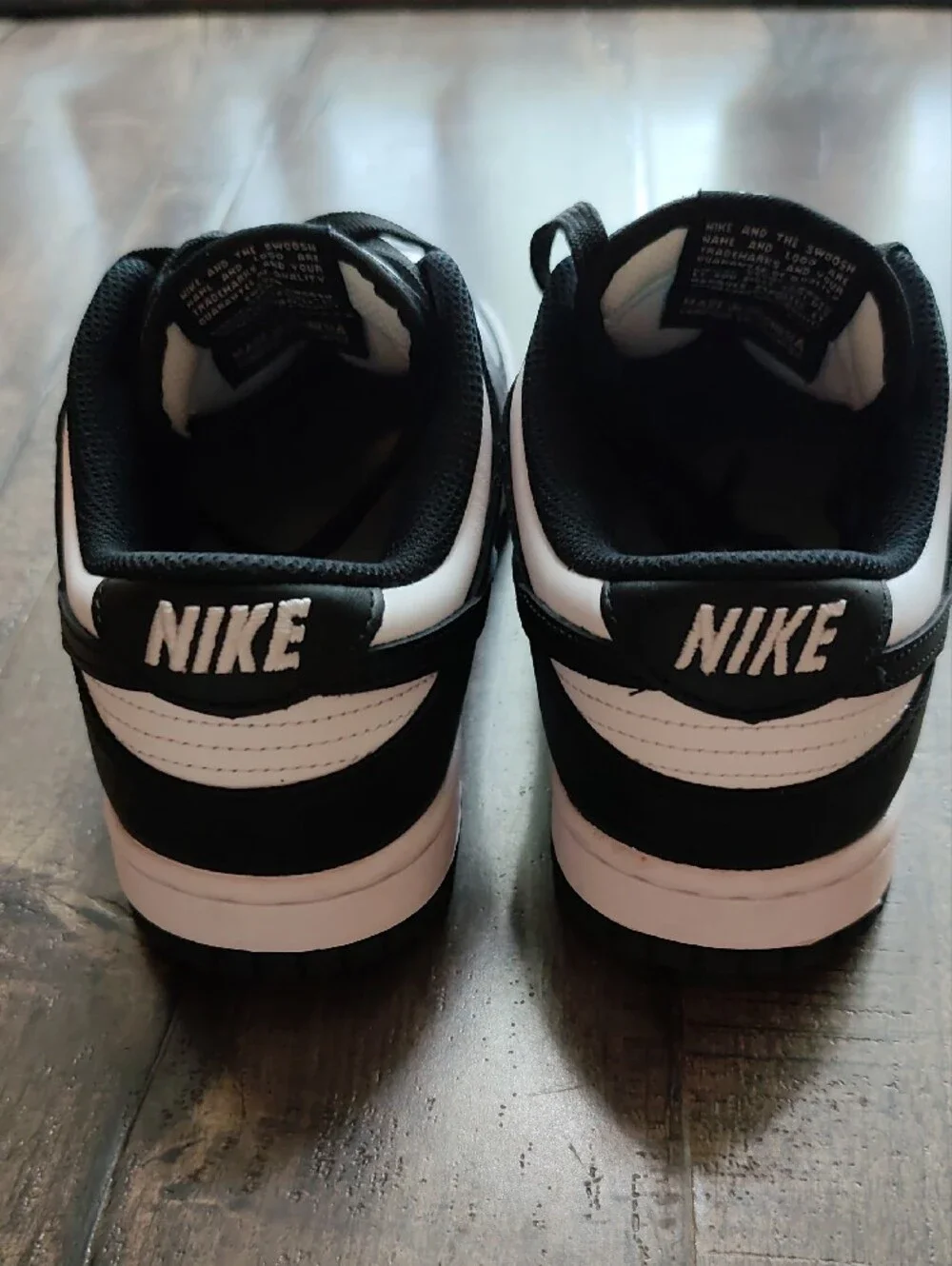 Nike Black and White Low-Top Sneakers